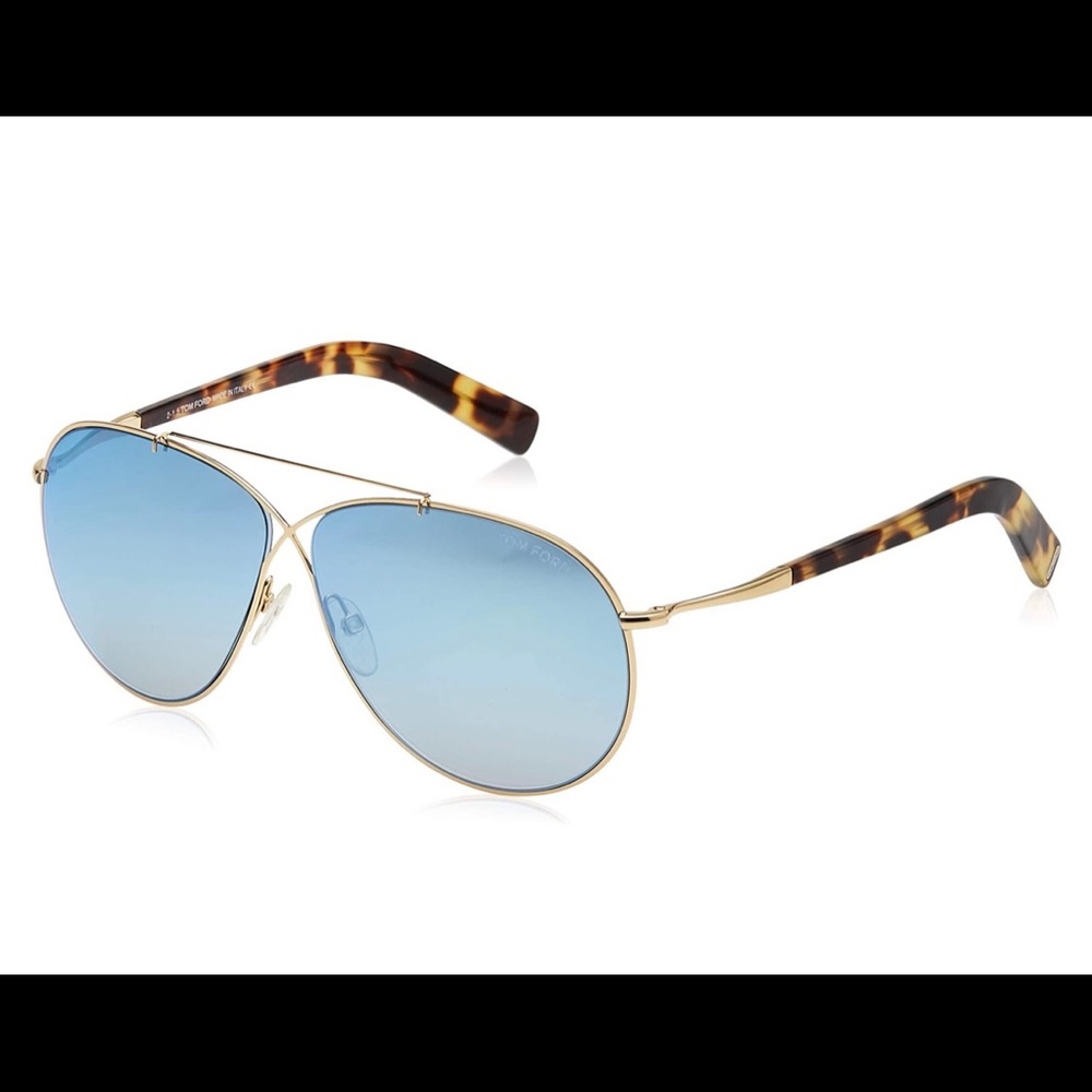 Tom Ford mirrored aviator Sunglasses